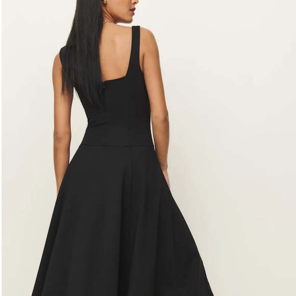 Reformation Kaylor Black Sleeveless Dress - Picture 3 of 3
